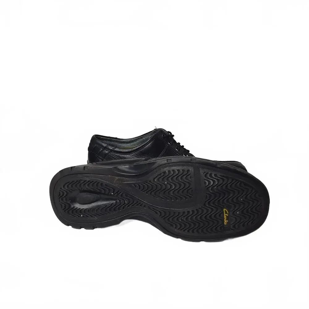 Clarks Men's Black Leather Touring Oxford Shoes Size‎ 8.5